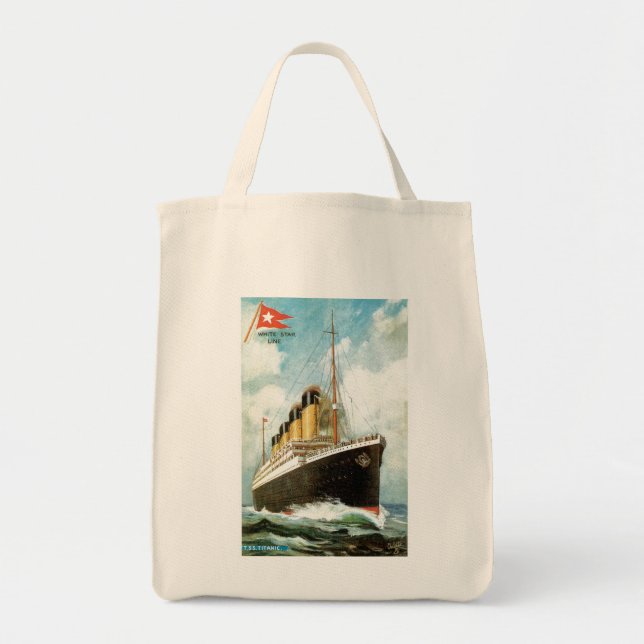 Titanic at Sea Tote Bag (Front)