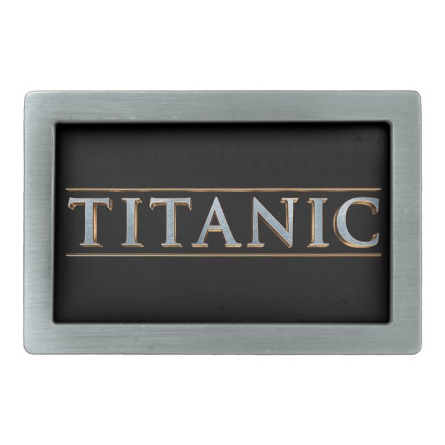 Titanic Belt Buckle (Front)