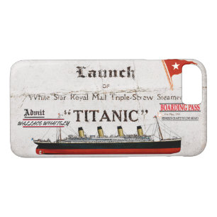 Titanic Boarding Pass iPhone 8/7 Case