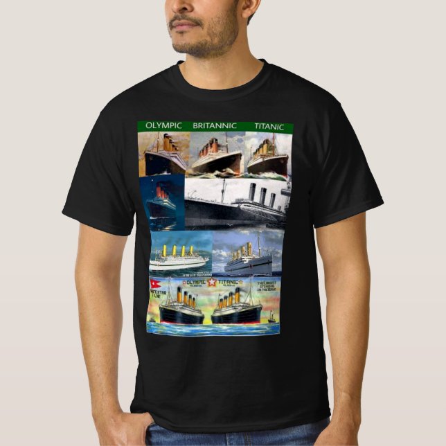 titanic,britanic,olympic,sisters T-Shirt (Front)