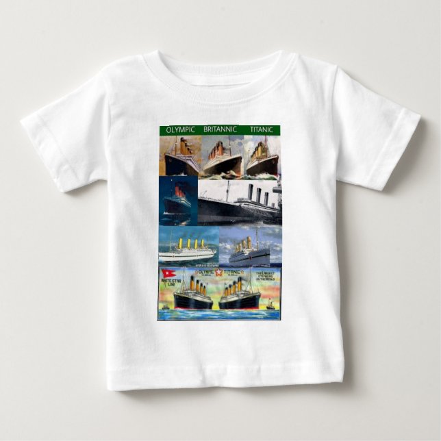titanic,britanic,olympic,sisters T-Shirt Postcard (Front)