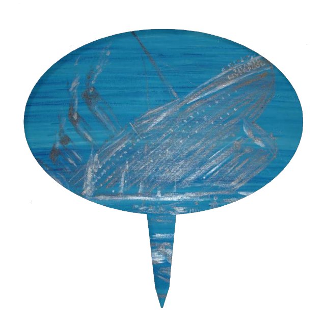 Titanic Cake Topper (Front)