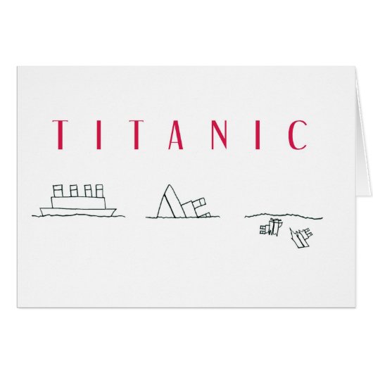Titanic Cards (Front Horizontal)