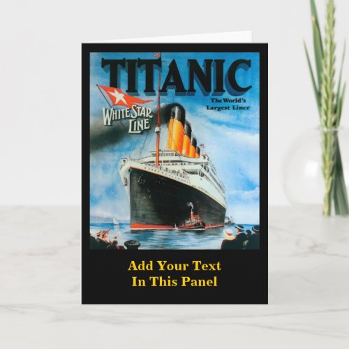 Titanic_ Custom Poster Card