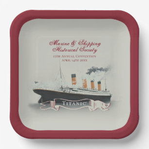  Titanic Event Paper Plates