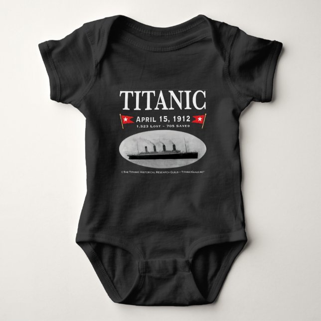 Titanic Ghost Ship Baby Bodysuit (Front)