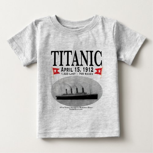 Titanic Ghost Ship Baby T_Shirt