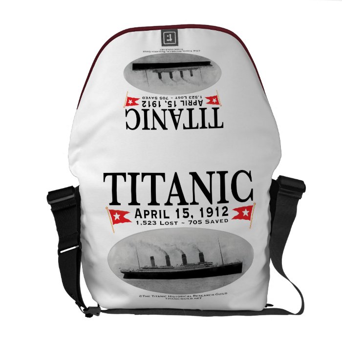 Titanic Ghost Ship Bags Rickshaw Commuter Laptop Messenger Bag