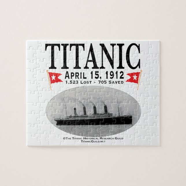 Titanic Ghost Ship Jigsaw Puzzle(white) Jigsaw Puzzle (Horizontal)