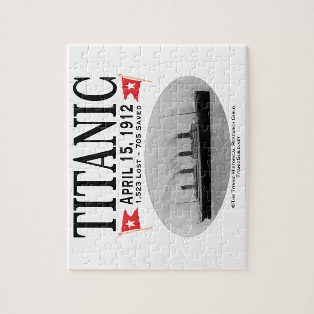Titanic Ghost Ship Jigsaw Puzzle(white) Puzzle (Vertical)