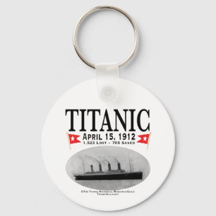 Titanic Ghost Ship Keychain (white)