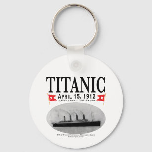 Titanic Key Chain  White Star Line - First Class Baggage