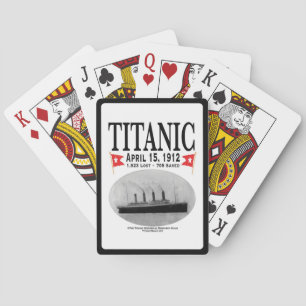 Titanic Ghost Ship Playing Cards (white)