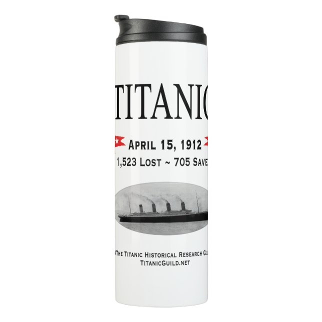 Titanic Ghost Ship Thermal Tumbler (Rotated Right)