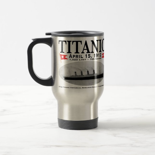 Titanic Ghost Ship Travel Mug (Left)