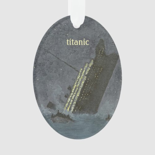TITANIC Keepsake Ornament