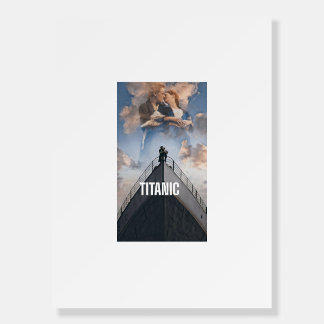 Titanic love story foam board