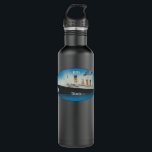 Titanic Maritime Blue Ship Stainless Steel Water Bottle<br><div class="desc">Titanic Maritime Blue Ship Water Bottle..  Vintage White Star Line RMS Titanic in Deep Sea Blue for teens who love Titanic.   Personalize With your Monogram or Name.</div>