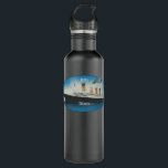 Titanic Maritime Blue Ship Stainless Steel Water Bottle<br><div class="desc">Titanic Maritime Blue Ship Water Bottle..  Vintage White Star Line RMS Titanic in Deep Sea Blue for teens who love Titanic.   Personalize With your Monogram or Name.</div>