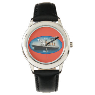 Titanic Maritime Blue White Star Line Ship Watch