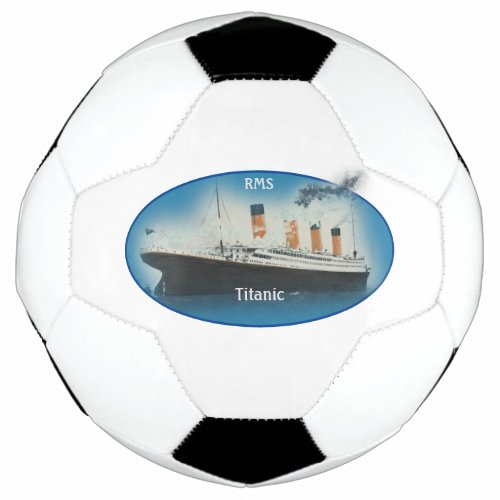Titanic Maritime White Star Line Ship Soccer Ball