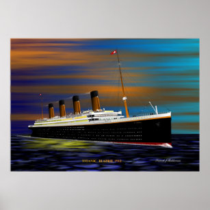 Titanic Maiden Voyage Posters & Photo Prints | Zazzle