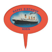 Titanic Orange Birthday Ship