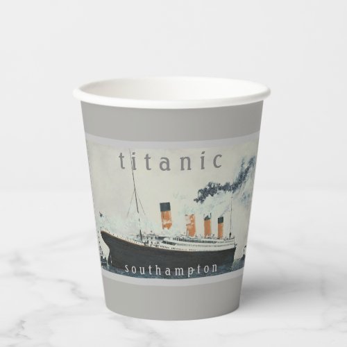 Titanic Paper Cups
