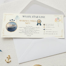 Titanic Party Decorations Vintage Boarding Pass