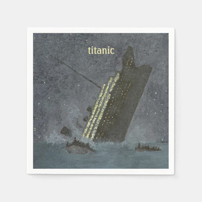 Titanic Party Napkins (Front)