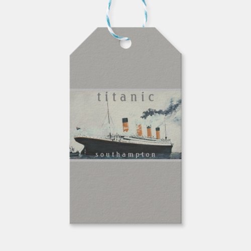 TITANIC Party Vintage White Star Line Ship Gift Tags