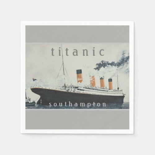 TITANIC Party Vintage White Star Line Ship Napkins