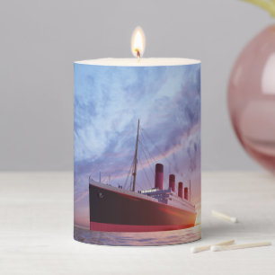 Titanic Pillar Candle