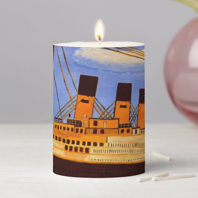 Titanic  pillar candle (In Situ)