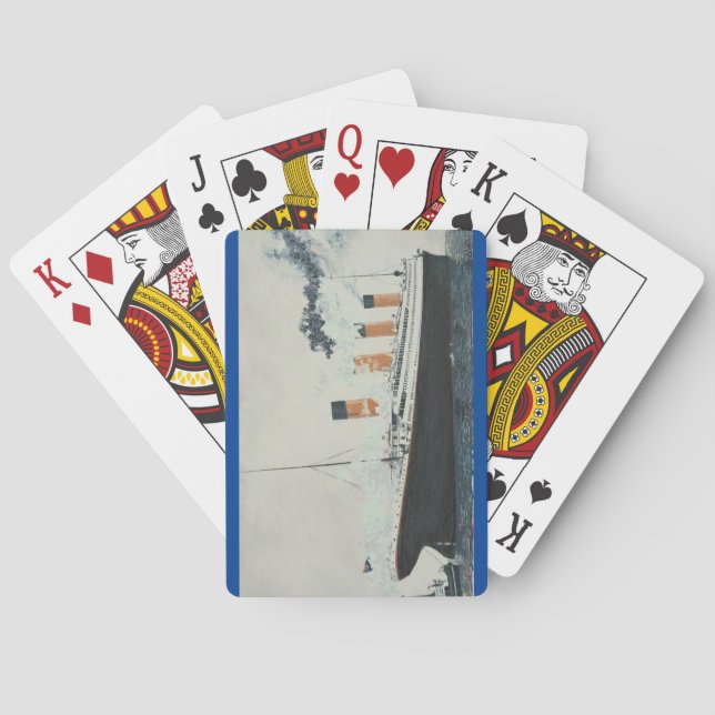 TITANIC POKER CARDS (Back)