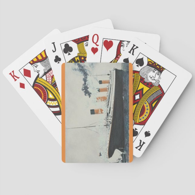TITANIC POKER CARDS (Back)