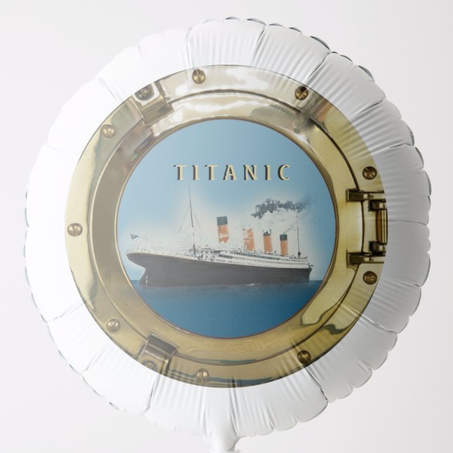 Titanic Porthole Party Balloon (Front)