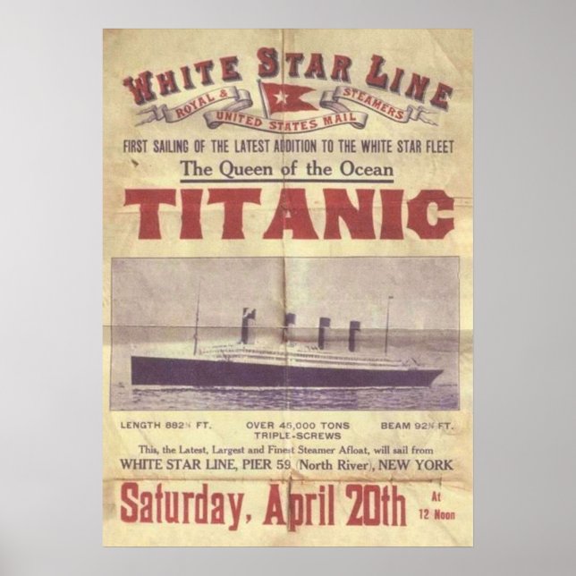 Titanic Poster (Front)