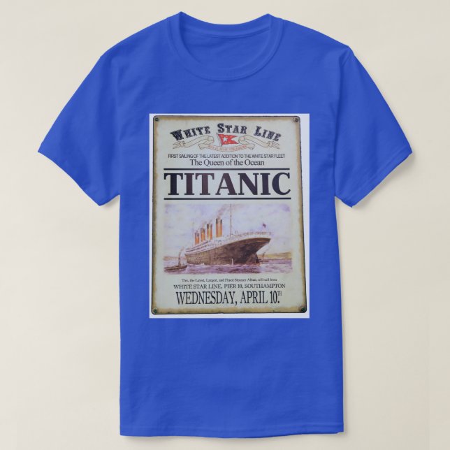 Titanic poster T-Shirt (Design Front)