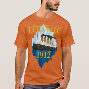Titanic Sailing Ship Vintage CruisVessel 1912 T-Shirt