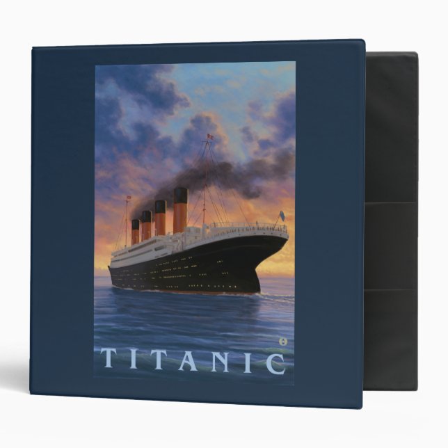 Titanic SceneWhite Star Line Binder (Front/Inside)