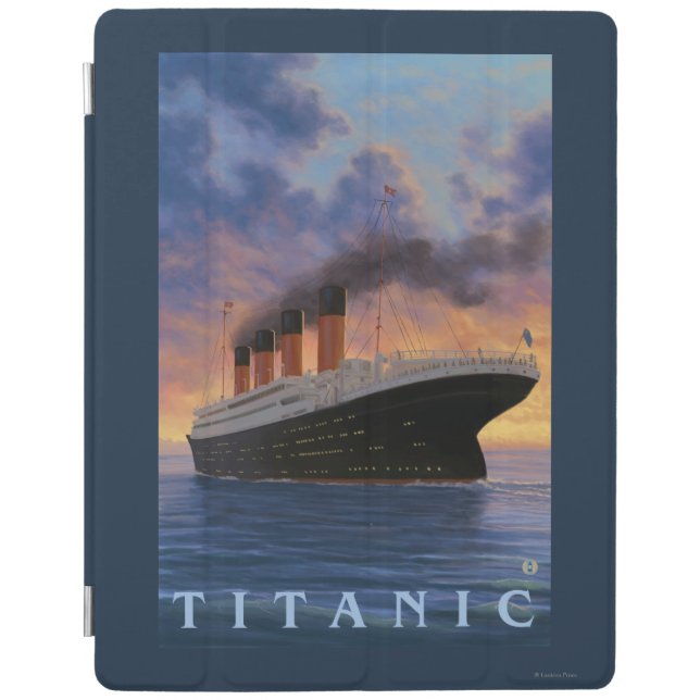 Titanic SceneWhite Star Line iPad Smart Cover (Front)