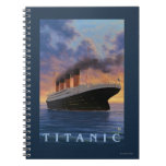 Titanic Scenewhite Star Line Notebook at Zazzle