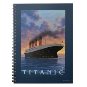 Titanic SceneWhite Star Line Notebook