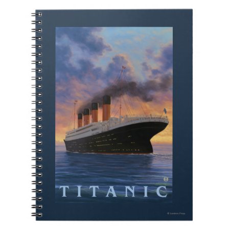 Titanic Scenewhite Star Line Notebook