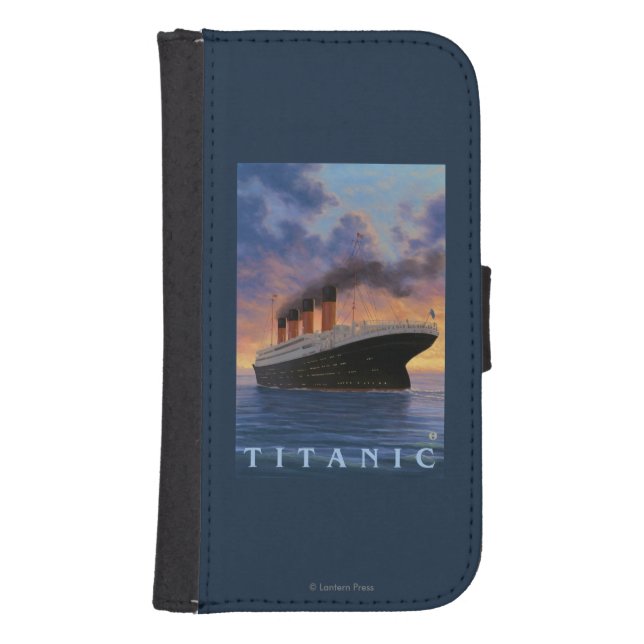 Titanic SceneWhite Star Line Samsung Galaxy Wallet Case (Front)