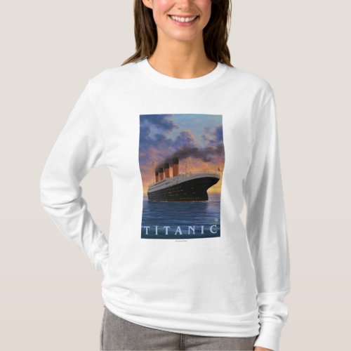 Titanic SceneWhite Star Line T_Shirt
