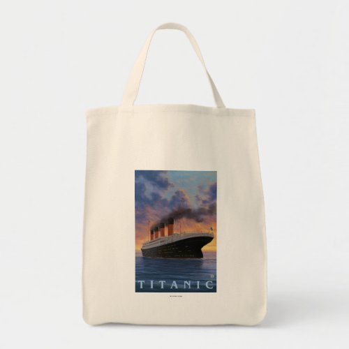 Titanic SceneWhite Star Line Tote Bag