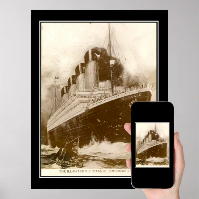 Titanic Series The Titanic Poster | Zazzle