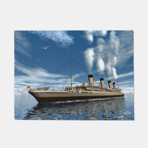 Titanic ship - 3D render.j Doormat